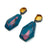 Gold Leaf and Wood Earrings-Earrings-Cristina Zani-Pistachios
