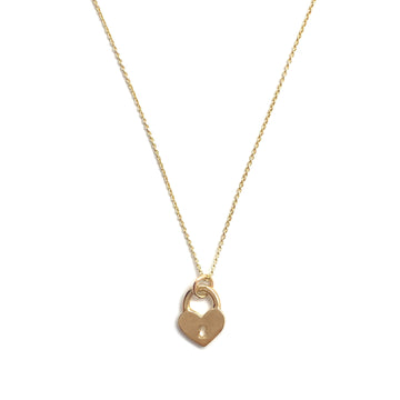 Gold Lock Necklace