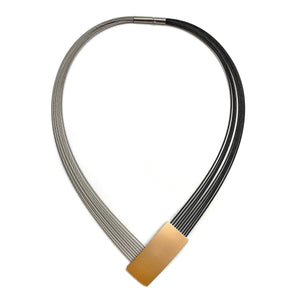 Gold Multi-Layer V Necklace-Necklaces-Ursula Muller-Pistachios