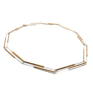 Gold Oval Link Necklace