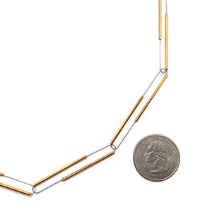 Gold Oval Link Necklace
