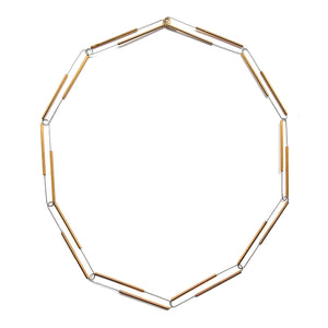 Gold Oval Link Necklace