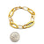 Gold Overlapping Link Bracelet-Bracelets-Manuela Carl-Pistachios