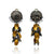 Gold Petal and Pearl Earrings-Earrings-So Young Park-Pistachios