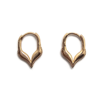Gold Pointed Huggies