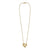 Gold Rock Structure Necklace-Necklaces-Liaung-Chung Yen-Pistachios