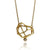Gold Rock Structure Necklace-Necklaces-Liaung-Chung Yen-Pistachios