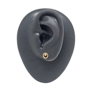 Gold Silhouette Studs-Earrings-Dana Bronfman-Pistachios