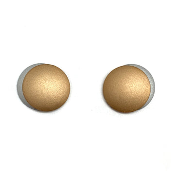 Gold & Silver Circle Studs