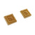 Gold Square Earrings-Earrings-Ryungjae Jung-Pistachios