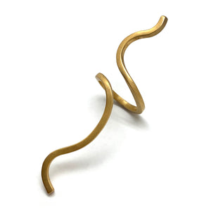 Gold Swirl Ring-Rings-Theodora Daraklitsa-Pistachios