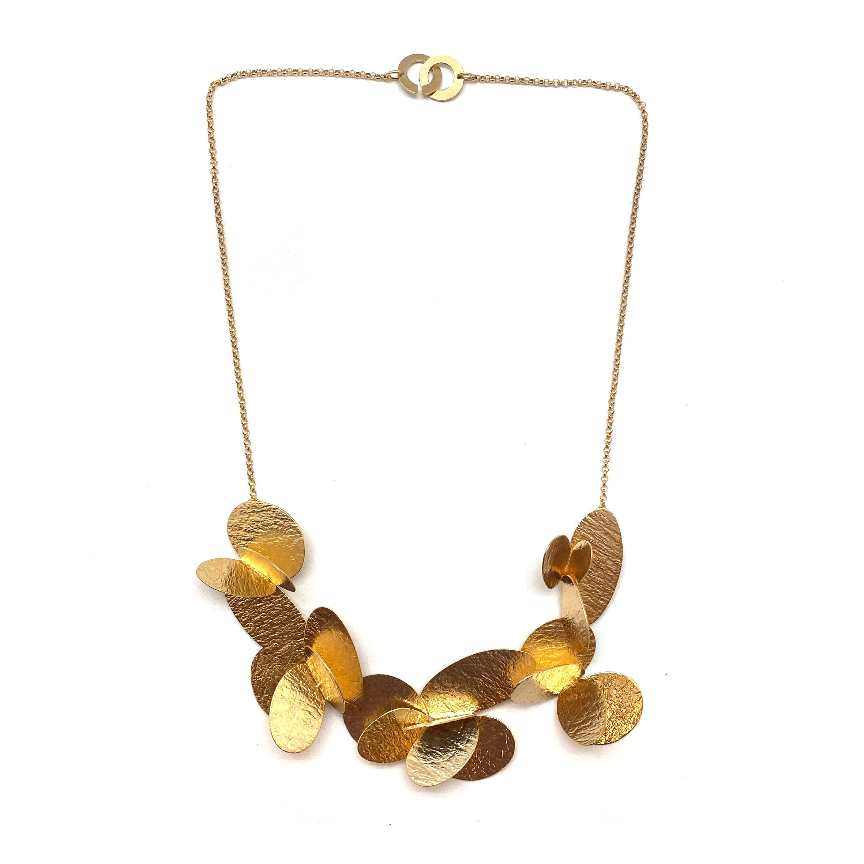 Gold Vermeil 3D Necklace Necklaces Malgosia Kalinska Pistachios