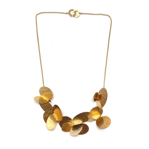 Gold Vermeil 3D Necklace-Necklaces-Malgosia Kalinska-Pistachios