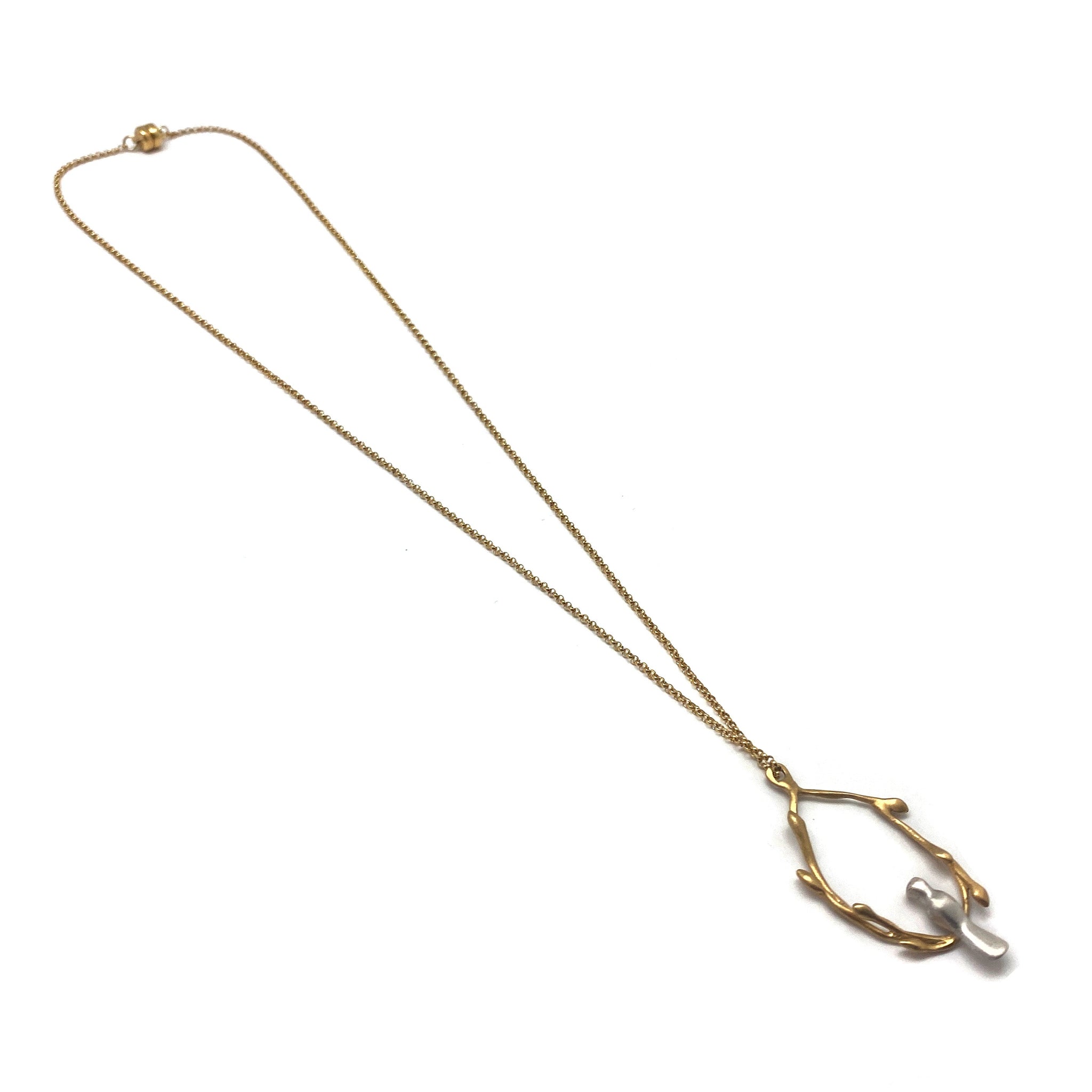 Gold Vermeil Birds Necklace Gold Vermeil Birds Necklace