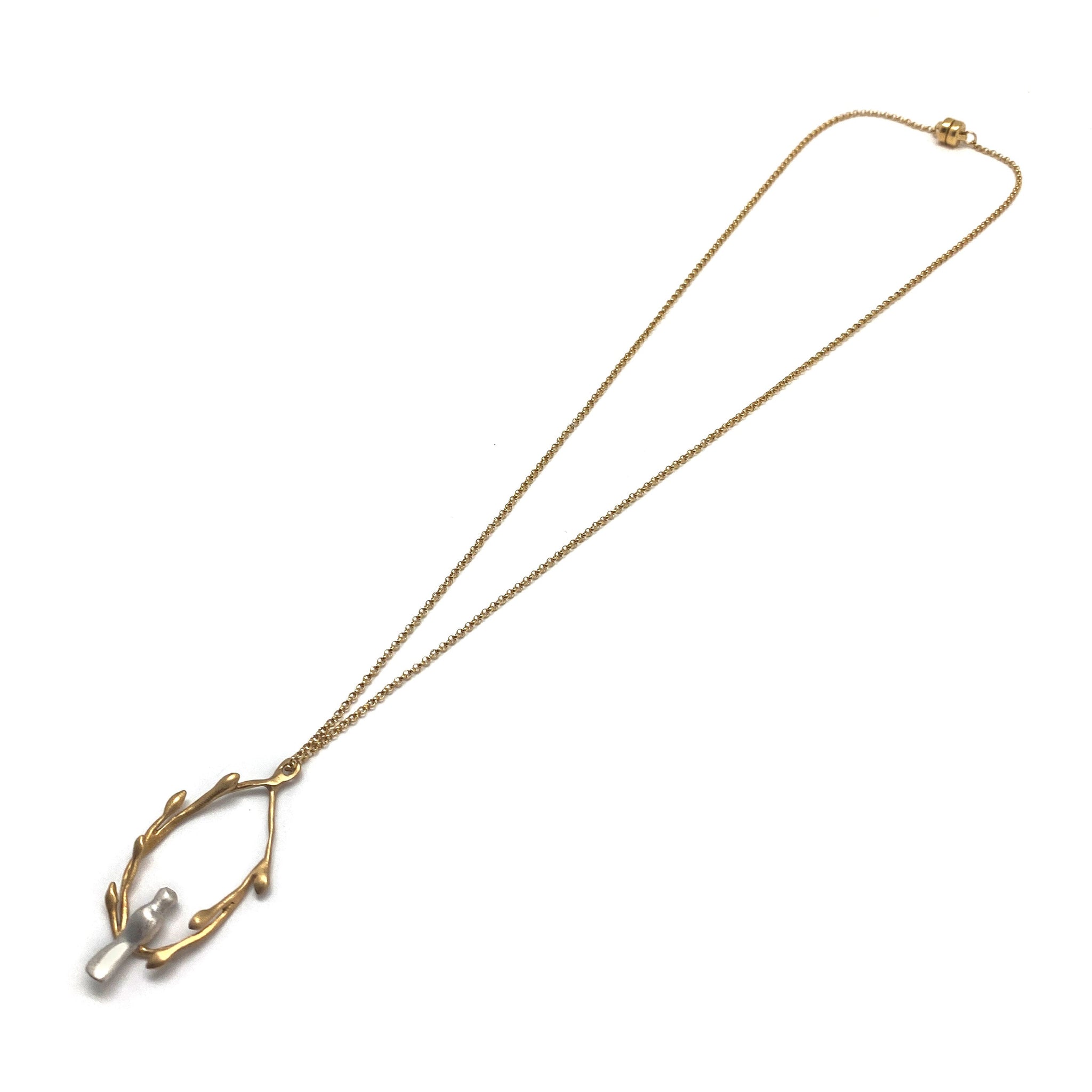 Gold Vermeil Birds Necklace Gold Vermeil Birds Necklace