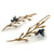 Gold Vermeil Branch & Bird Earrings-Earrings-Lisa Cimino-Pistachios