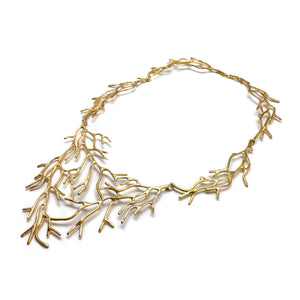 Gold Vermeil Branch Necklace-Necklaces-Georgia Charal-Pistachios