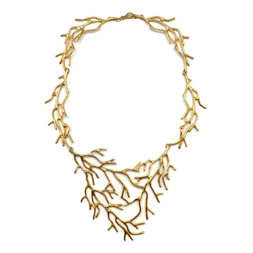Gold Vermeil Branch Necklace
