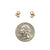 Gold Vermeil CZ Cluster Studs-Earrings-Manuela Carl-Pistachios