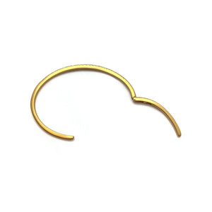 Gold Vermeil & CZ Cuff Bracelet-Bracelets-Bernd Wolf-Pistachios