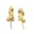 Gold Vermeil Cluster Earrings-Earrings-Malgosia Kalinska-Pistachios