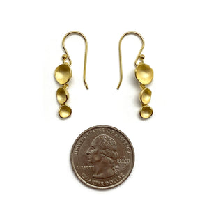 Gold Vermeil Dome Earrings-Earrings-Sarah Richardson-Pistachios