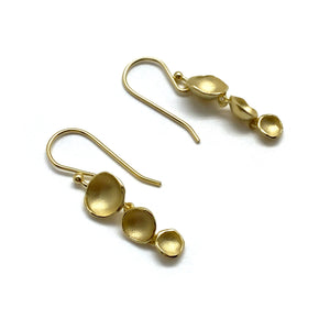 Gold Vermeil Dome Earrings-Earrings-Sarah Richardson-Pistachios