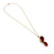 Gold Vermeil Double Leaf Necklace-Necklaces-Sabine Müller-Pistachios