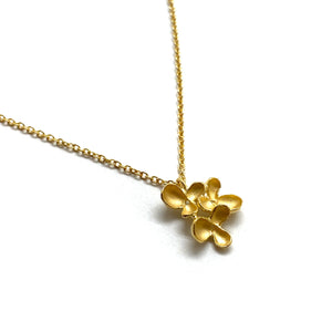 Gold Vermeil Flower Cluster Necklace-Necklaces-Sarah Richardson-Pistachios