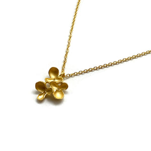 Gold Vermeil Flower Cluster Necklace-Necklaces-Sarah Richardson-Pistachios