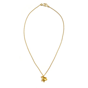 Gold Vermeil Flower Cluster Necklace-Necklaces-Sarah Richardson-Pistachios