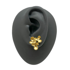 Gold Vermeil Flower Cluster Studs-Earrings-Sarah Richardson-Pistachios