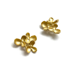 Gold Vermeil Flower Cluster Studs-Earrings-Sarah Richardson-Pistachios