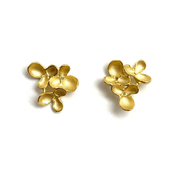 Gold Vermeil Flower Cluster Studs
