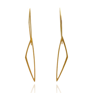 Gold Vermeil Geometric Earrings-Earrings-Anna Krol-Pistachios
