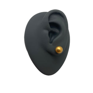 Gold Vermeil Sphere Studs-Earrings-Erich Durrer-Pistachios