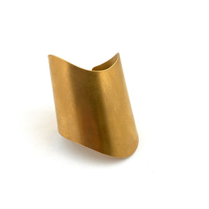 Gold Vermeil Statement Cuff-Bracelets-Aleksandra Przybysz-Pistachios