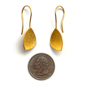Gold Vermeil Triangle Earrings-Earrings-Manuela Carl-Pistachios