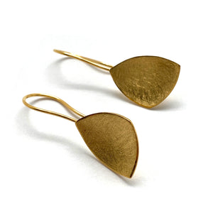 Gold Vermeil Triangle Earrings-Earrings-Manuela Carl-Pistachios