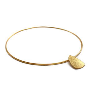 Gold Vermeil Triangle Pendant Necklace-Necklaces-Manuela Carl-Pistachios