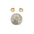 Gold Vermeil and CZ Intertwined Studs-Earrings-Manuela Carl-Pistachios