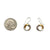 Gold Vermeil and Silver Twist Earrings-Earrings-Manuela Carl-Pistachios