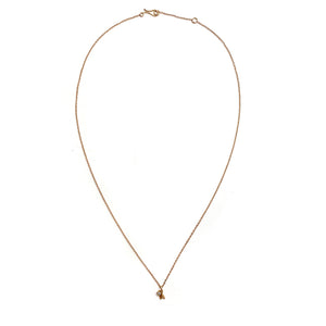 Gold and Diamond Leaf Necklace-Necklaces-Luana Coonen-Pistachios