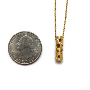 Gold and Diamond Necklace-Necklaces-Dana Bronfman-Pistachios