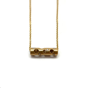 Gold and Diamond Necklace-Necklaces-Dana Bronfman-Pistachios