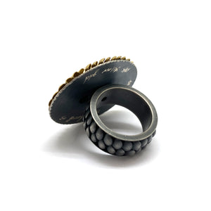 Gold and 'Diamond' Ring-Rings-So Young Park-Pistachios