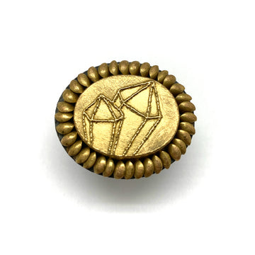 Gold and 'Diamond' Ring