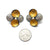 Gold and Pearl Clip On Earrings-Earrings-So Young Park-Pistachios