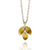 Gold and Silver Petal Pendant-Necklaces-Liaung-Chung Yen-Pistachios