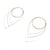 Gold and Silver Steel Hoop Earrings-Earrings-Meghan Riley-Pistachios